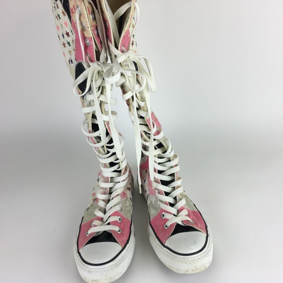 CONVERSE CHUCK TAYLOR ALL STAR  Patchwork Tall 8 - Picture 5 of 8